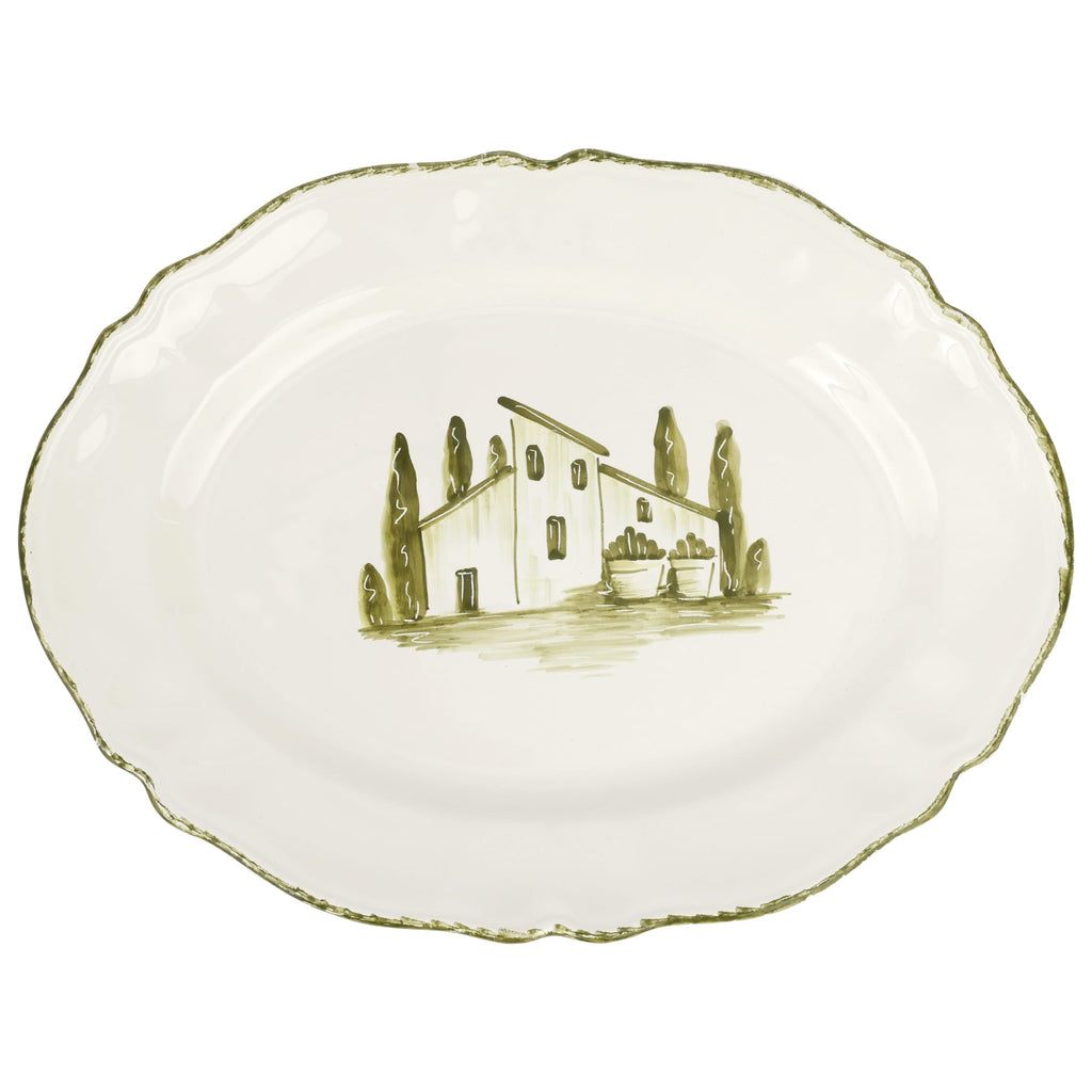 Borgo Verde Oval Platter